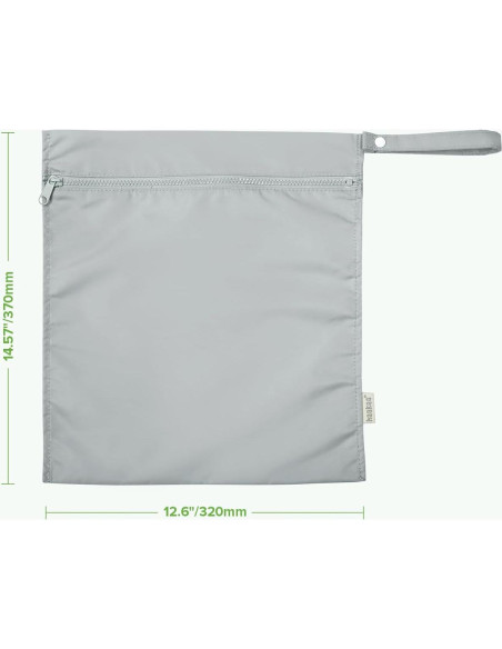 Bolsas Impermeables Haakaa para Bebé - Gris, 32x37 cm, 1pc