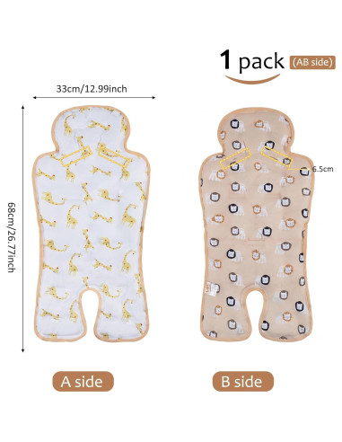 Almohadilla Enfriadora de Asiento LAT - Jirafa y León, 1.77 kg