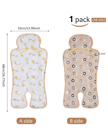 Almohadilla Enfriadora de Asiento LAT - Jirafa y León, 1.77 kg