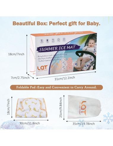 Almohadilla Enfriadora de Asiento LAT - Jirafa y León, 1.77 kg