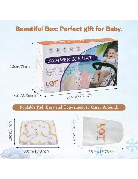 Almohadilla Enfriadora de Asiento LAT - Jirafa y León, 1.77 kg