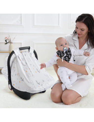 Cubierta de Asiento de Coche para Bebé NC-C Animales - Sombra Solar