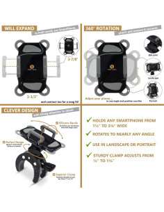 Soporte Universal para Teléfono Gris - Sheer Living SL-STPHONE 2