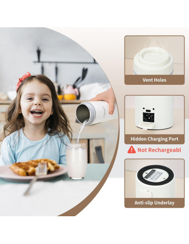 Hervidor Eléctrico de Viaje Anbanglin 500ml 4 Temperaturas