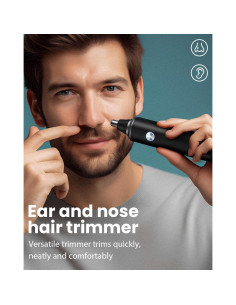 Recortador de Vello Nasal y Orejas Ginity con Pantalla LED 2