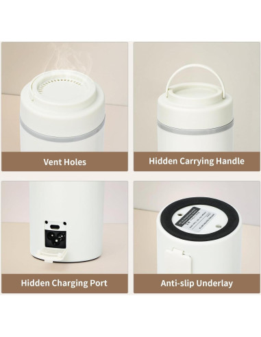 Hervidor Eléctrico de Viaje Anbanglin 500ml 4 Temperaturas