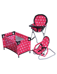 Conjunto de Accesorios para Muñecas Mega Baby - 3 en 1