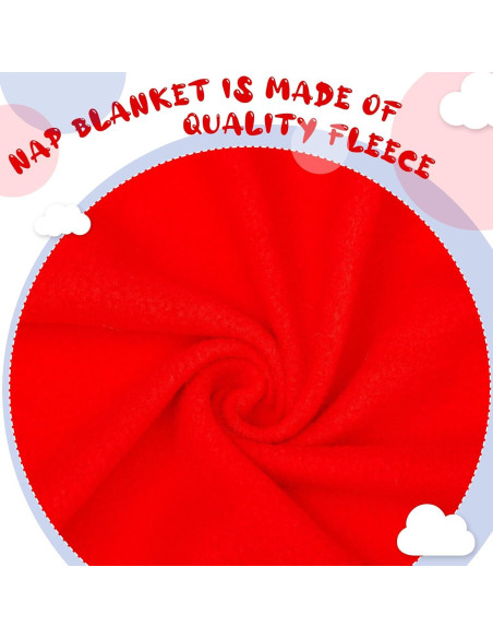 Juego de 8 Mantitas de Forro Polar Juexica 92x122cm Rojo