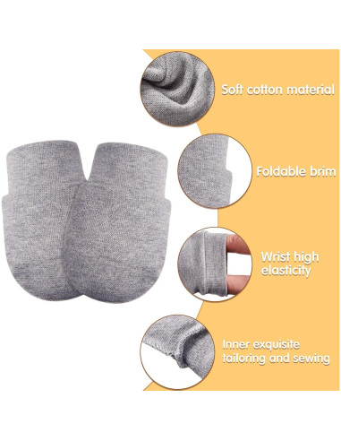 18 Pares Manoplas Sin Rasguños Bebés Geyoga 0-6 Meses