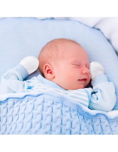 18 Pares Manoplas Sin Rasguños Bebés Geyoga 0-6 Meses