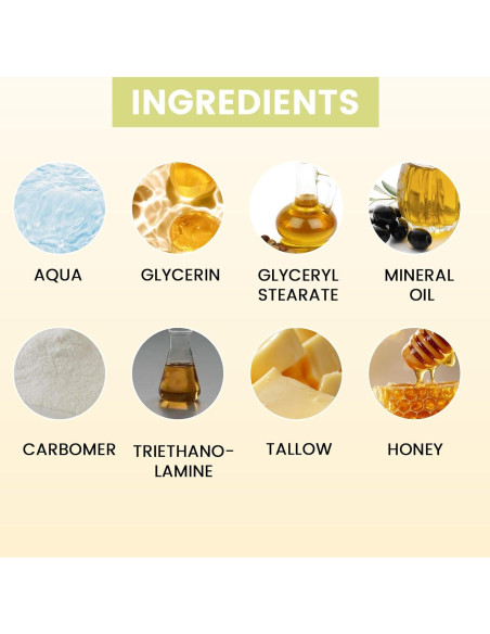 Bálsamo Hidratante Natural Aethra con Sebo de Res y Miel 159g Bálsamo Hidratante Natural Aethra con Sebo de Res y Miel 159g