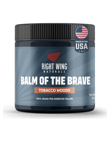 Bálsamo Hidratante de Grasa de Res Right Wing Naturals 113g Maderas de Tabaco