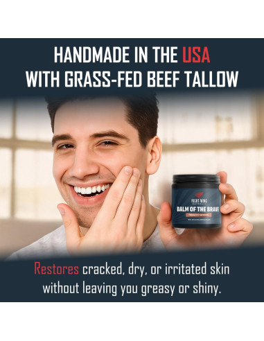 Bálsamo Hidratante de Grasa de Res Right Wing Naturals 113g Maderas de Tabaco