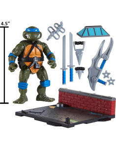 Figura de Acción Remasterizada Leonardo Tortugas Ninja 20 cm 2