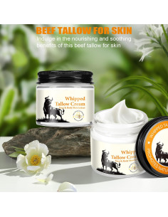 Crema Facial Hidratante Manteca de Res y Miel 140g 2