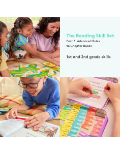 Conjunto de Habilidades de Lectura Lovevery para 1er y 2do Grado - 4 Juegos y 27 Libros 2