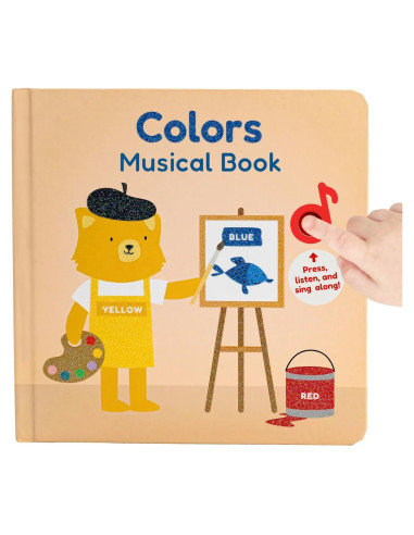 Libro Musical Interactivo Cali's Books - Colores y Rimas 1-3 Años