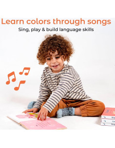 Libro Musical Interactivo Cali's Books - Colores y Rimas 1-3 Años 2