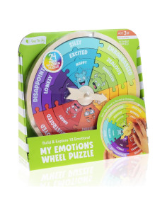 Rompecabezas de Madera Abre La Alegría EMOWHEEL 20 Piezas