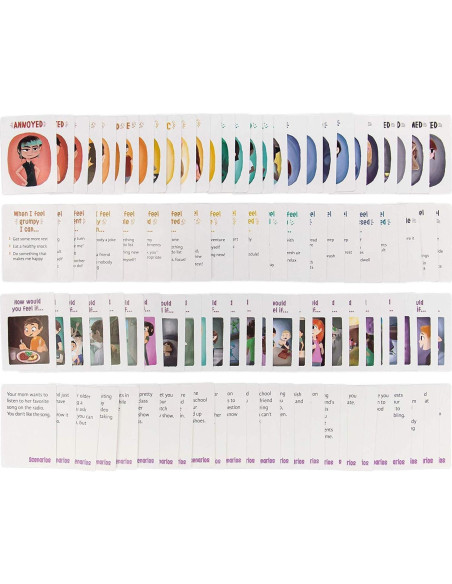 Sentimientos en un Flash - Juego de Tarjetas Emocionales - 100 Tarjetas Sentimientos en un Flash - Juego de Tarjetas Emocionales - 100 Tarjetas