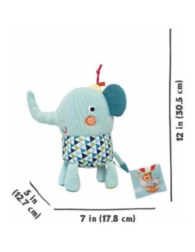 Juguete de Peluche Lolo Elefante Bababoo 30.48 cm 0+ Meses