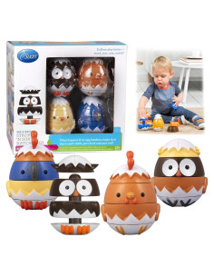 Juguete de Apilamiento y Clasificación Svan - 16 Piezas