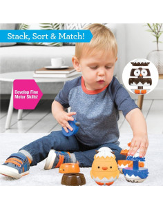 Juguete de Apilamiento y Clasificación Svan - 16 Piezas 2