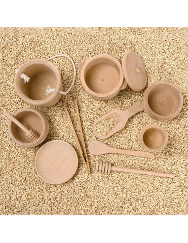 Caja Sensorial Montessori de Madera para Niños 36 meses+