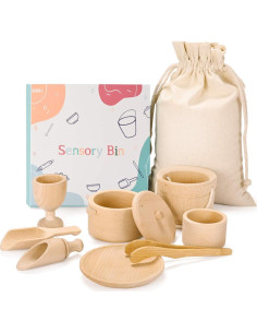 Caja Sensorial Montessori de Madera para Niños 36 meses+ 2