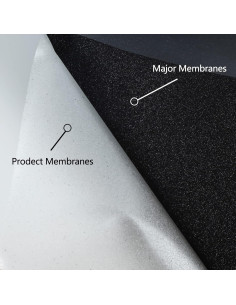 Vinilo de Transferencia de Calor GYT Glitter Negro 30.5 cm x 1.5 m 2