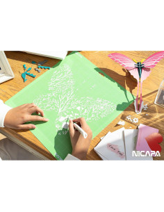 Alfombrilla de Corte Ligero Nicapa 30.48x30.48 cm - 3 Pzas Azul 2