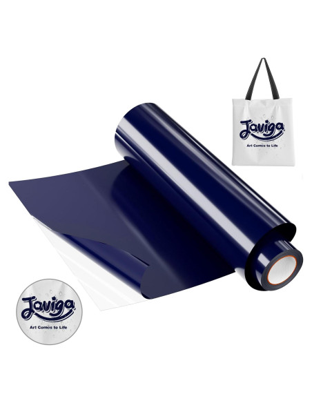 Vinilo de Transferencia de Calor JAVIGA Azul Marino 30.5x3m