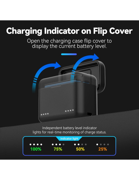 Cargador Rápido TELESIN para Baterías Insta360 X3 2 Canales