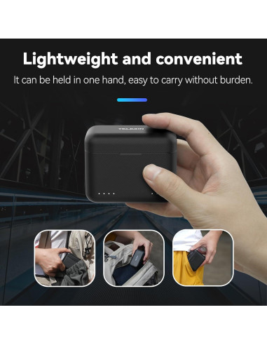 Cargador Rápido TELESIN para Baterías Insta360 X3 2 Canales