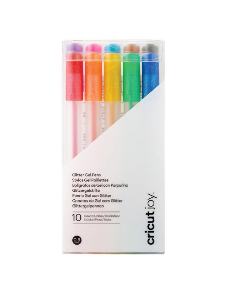 Bolígrafos de Gel Brillante Cricut Joy 0.8 mm Arcoíris 10 ct Bolígrafos de Gel Brillante Cricut Joy 0.8 mm Arcoíris 10 ct