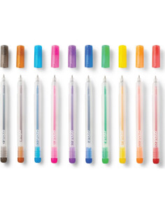 Bolígrafos de Gel Brillante Cricut Joy 0.8 mm Arcoíris 10 ct 2