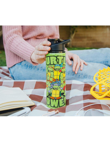 Botella de Agua Acero Inoxidable Nickelodeon Tortugas Ninja 739ml