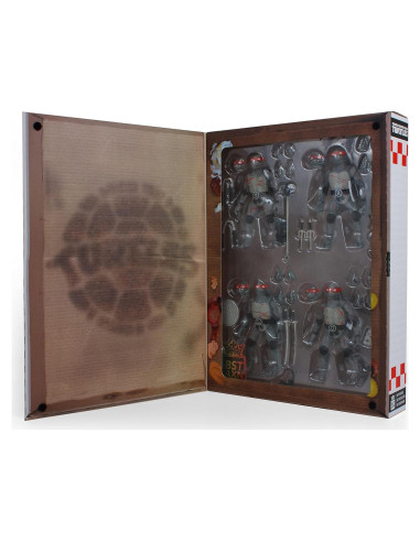Paquete de Figuras de Acción TMNT 4-Pack BST AXN 12.7cm