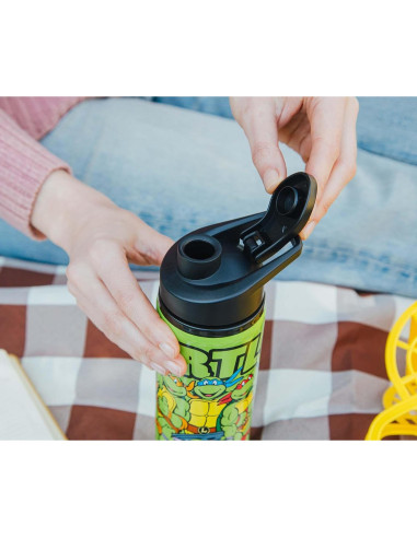 Botella de Agua Acero Inoxidable Nickelodeon Tortugas Ninja 739ml