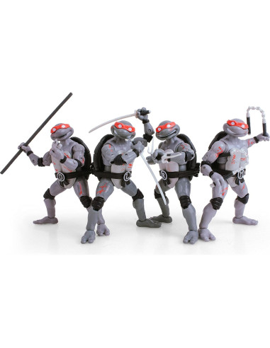 Paquete de Figuras de Acción TMNT 4-Pack BST AXN 12.7cm