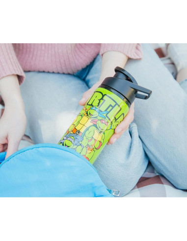 Botella de Agua Acero Inoxidable Nickelodeon Tortugas Ninja 739ml