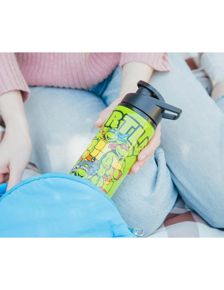 Botella de Agua Acero Inoxidable Nickelodeon Tortugas Ninja 739ml