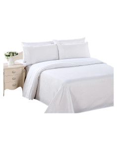 Conjunto Funda de Edredón Individual Condecoración Marina Blanco