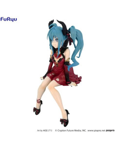 Estatuilla Noodle Stopper Furyu Hatsune Miku 16cm Rojo 2