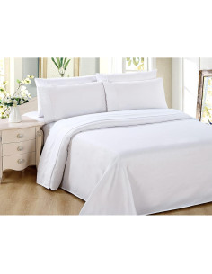 Conjunto Funda de Edredón Individual Condecoración Marina Blanco 2