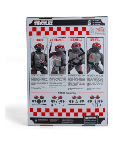 Paquete de Figuras de Acción TMNT 4-Pack BST AXN 12.7cm