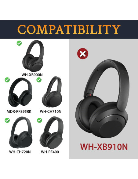 Almohadillas de Repuesto SOULWIT para Auriculares Sony - Gris