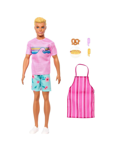 Muñeco Ken Barbie Misterios: Detectives de Playa con Accesorios