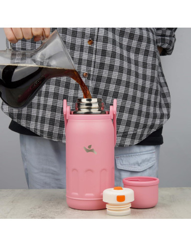 Botella de Agua Aislada Konokyo 800 ml Verde Militar