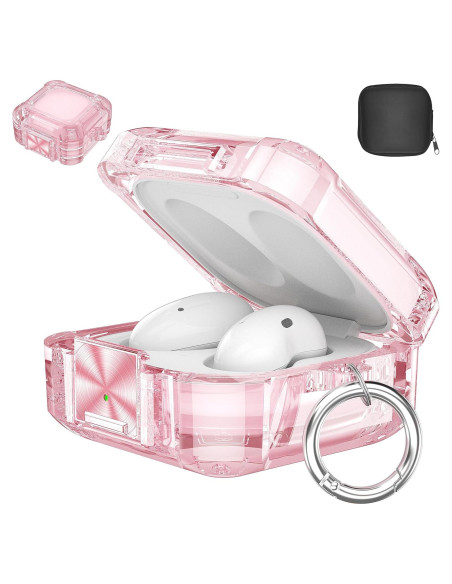 Funda Protectora Transparente Valkit para Galaxy Buds 2 Pro